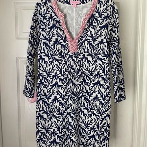 Lilly Pulitzer Beaded Courtney Tunic/Dress/Coverup